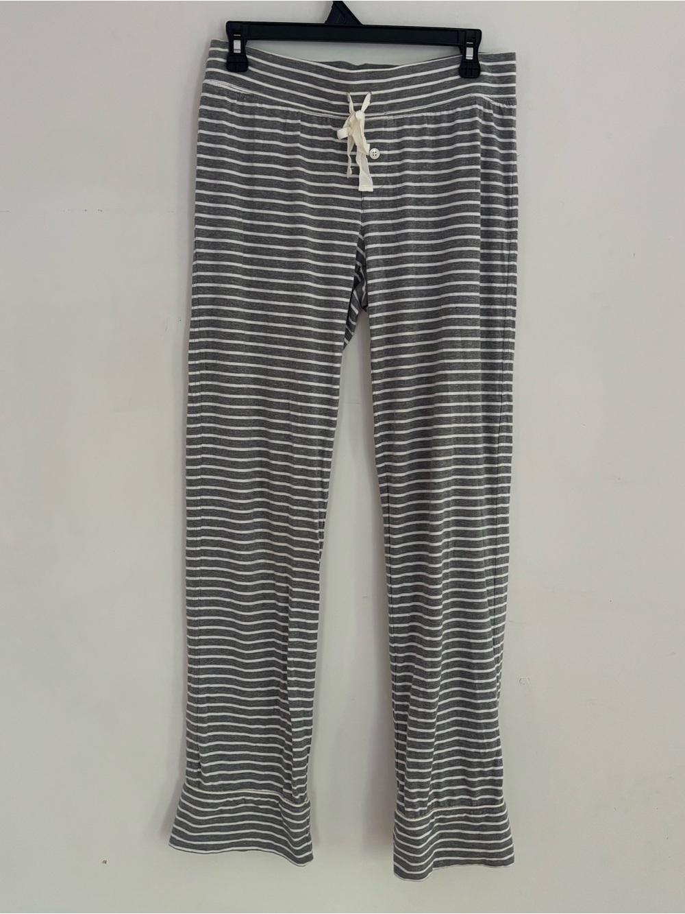J. Crew Gray Striped Pajama Set XS - Picture 9 of 13
